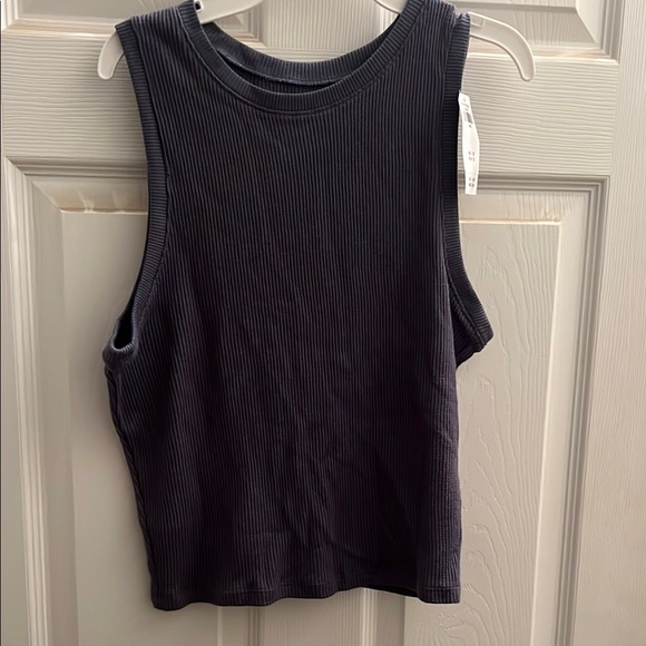 Sleeveless Ribbed Top - Picture 1 of 5
